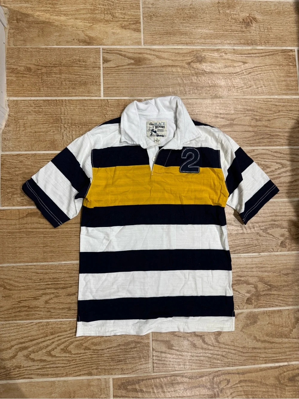 Children’s Place Striped Polo Rugby Shirt